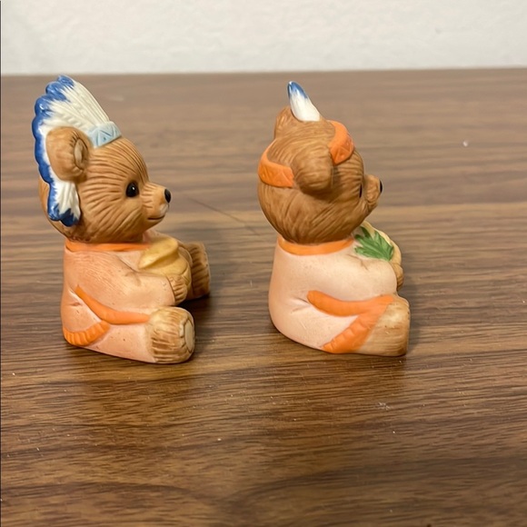 Charming Bear Figurines, Homco, Native / Indigenous representation - Picture 4 of 7